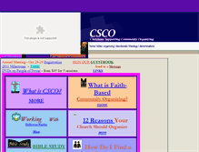 Tablet Screenshot of cscoweb.org